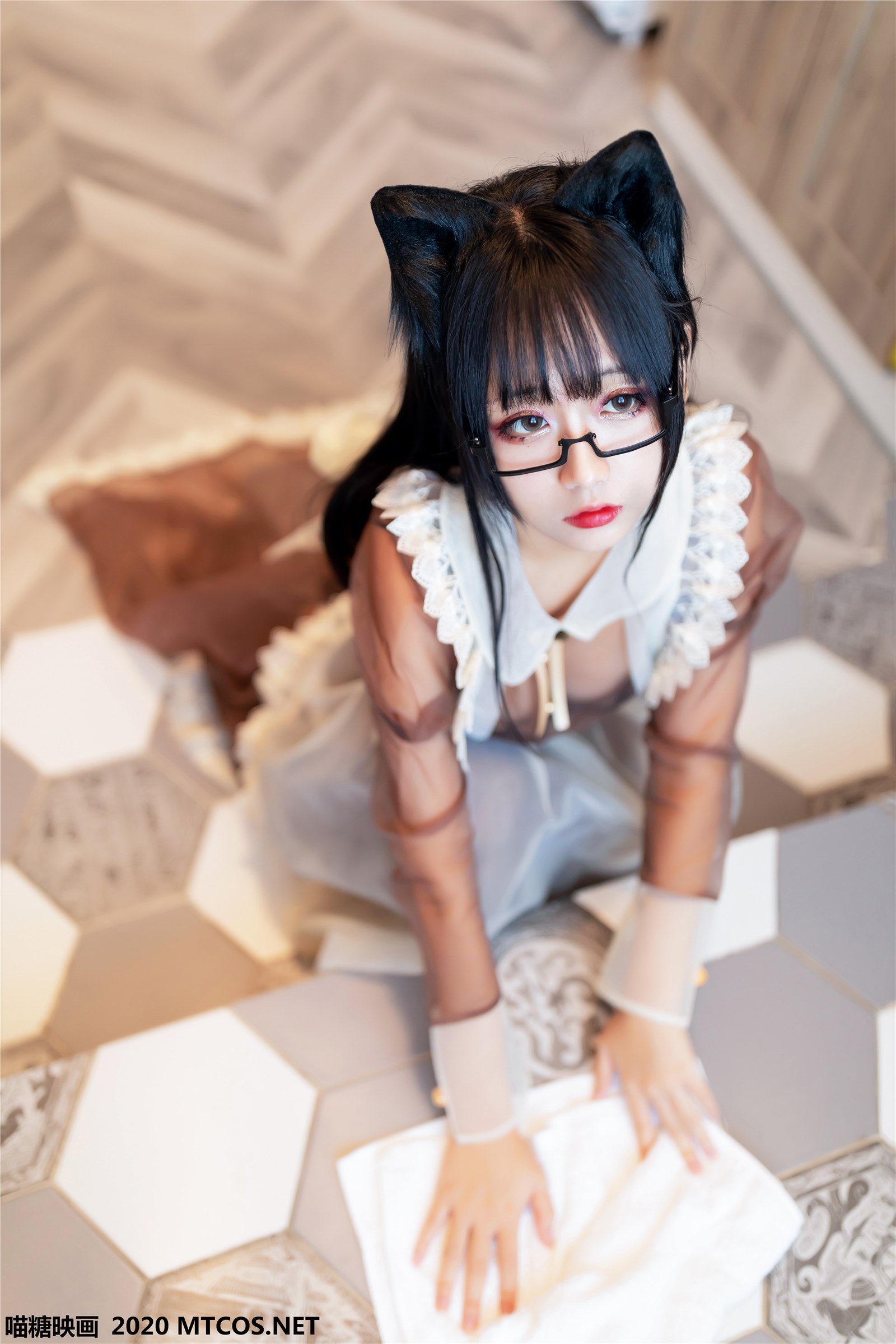 Meow sugar image vol.125 brown transparent maid(22)